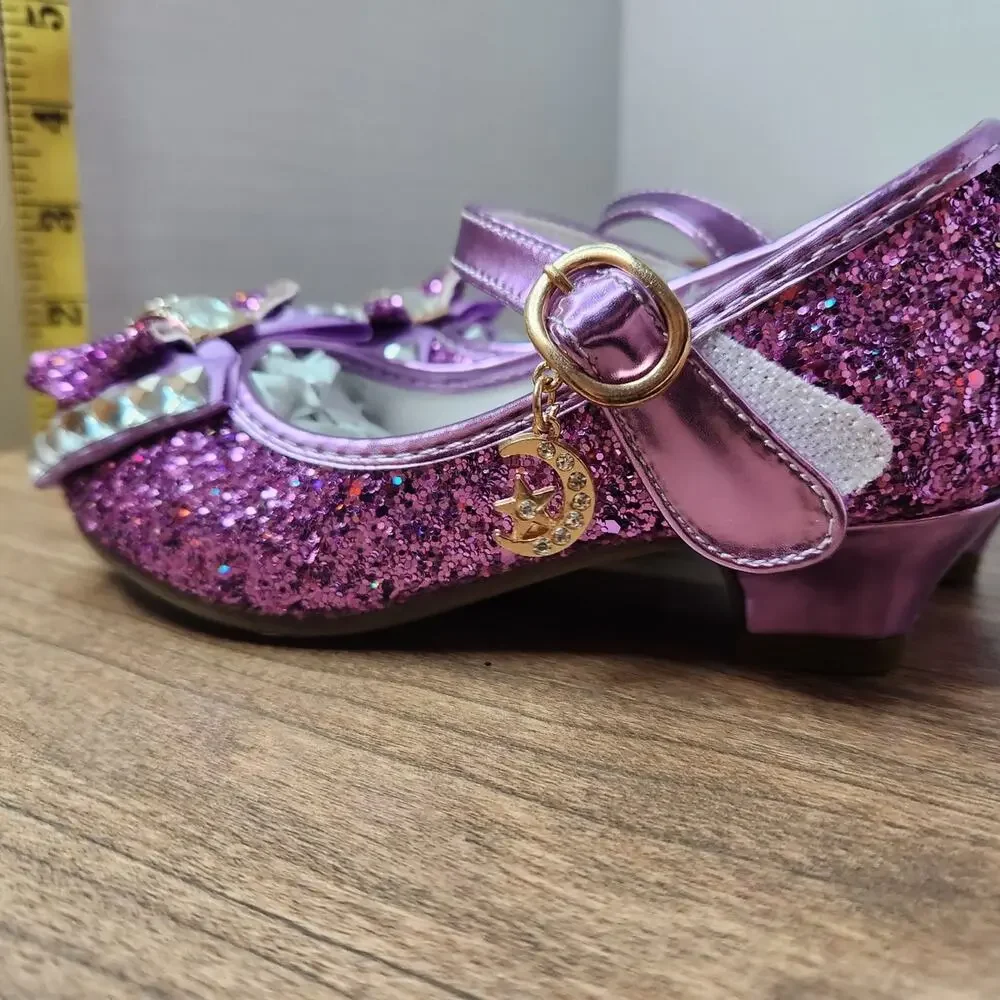 Little girls sparkley heels purple. RIDICULOUSLY cute! Size 10